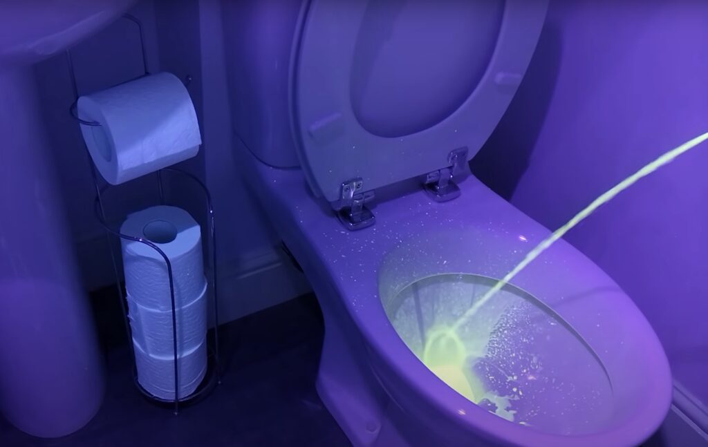 toilet splash